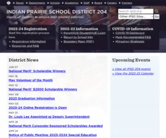 IPSD.org(Indian prairie school district 204) Screenshot