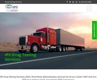 Ipsdrugtesting.com(DOT Drug Testing) Screenshot