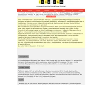 Ipse.com(Guida all'informazione online in Italia e nel mondo) Screenshot