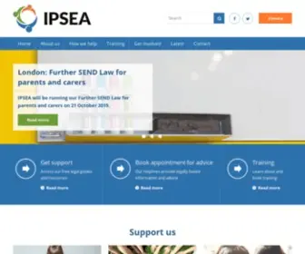 Ipsea.org.uk((IPSEA) Independent Provider of Special Education Advice) Screenshot