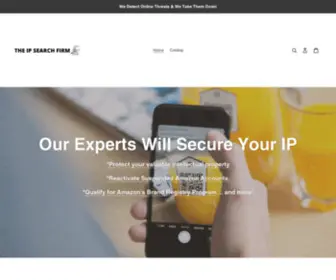 Ipsearchfirm.com(THE IP SEARCH FIRM) Screenshot