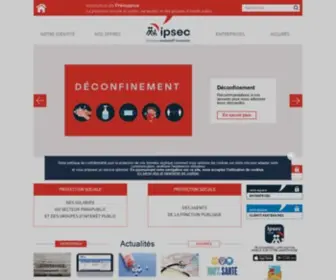 IpsecPrev.fr(Institution de Prévoyance des Salariés des Entreprises du groupe Caisse des dépôts) Screenshot