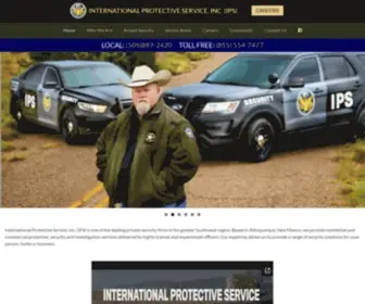 Ipsglobal.com(Commercial and Residential Private Security Services in Greater Southwest) Screenshot