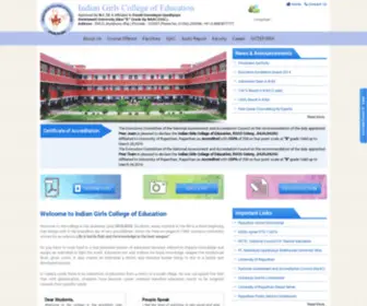 Ipsgroupjjn.org(Indian Girls College of Education) Screenshot