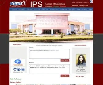 Ipsgwalior.org(Institute of Professional Studies) Screenshot