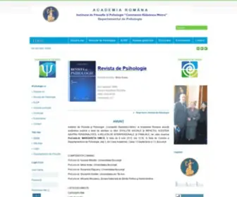 Ipsihologie.ro(Departamentul de Psihologie) Screenshot