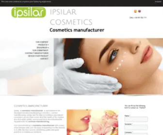 Ipsilar.com(Cosmetics manufacturer) Screenshot