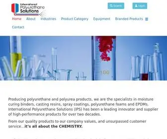 Ipsinc.com(International Polyurethane Solutions) Screenshot