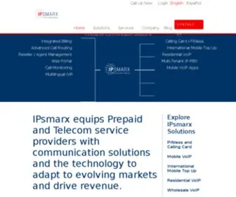 Ipsmarx.com(VoIP Soft Switch) Screenshot