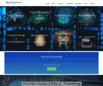 Ipsol.in(CCIE, CCNP, CCNA, CISCO Certification) Screenshot
