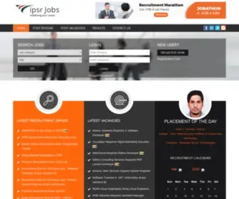 Ipsrjobs.com(IPSR Jobs) Screenshot