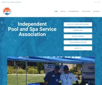 Ipssa.com(Independent Pool & Spa Service Association) Screenshot