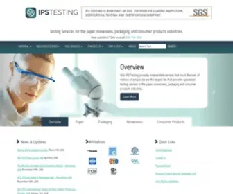 Ipstesting.com(SGS-IPS Testing) Screenshot