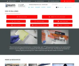 Ipsumdiagnostics.com(Molecular and Anatomical Pathology Lab) Screenshot