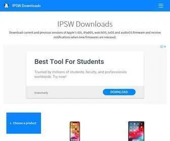 IPSW.me(Download iOS Firmware for iPhone) Screenshot