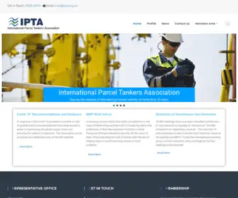 Ipta.org.uk(International Parcel Tankers Association) Screenshot