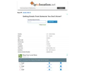 Iptolocation.net(IP to Location) Screenshot