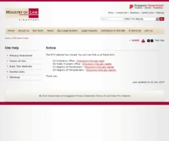 Iptoonline.gov.sg(IPTO Online Portal) Screenshot