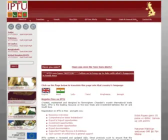 Iptu.co.uk(India Pakistan Trade Unit) Screenshot