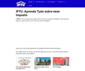 Iptuconsulta.com.br(▷ IPTU ✅O que é ✓ Segunda via ✓ Direito a isenção) Screenshot