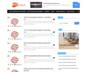 IPTV2All.com(IPTV & CCCAM) Screenshot