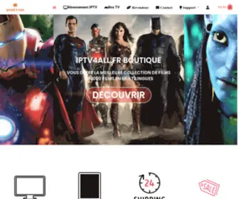 IPTV4All.fr(Le plus grand fournisseur de serveurs IPTV et Box Android) Screenshot