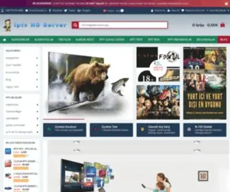 Iptvhdserver.site(Ile Hizmet Vermekteyiz) Screenshot