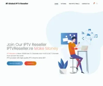 Iptvreseller.org(#1 Rank in Global IPTV Reseller) Screenshot