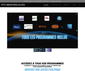 Iptvsmarters.fr(Iptv smarters) Screenshot