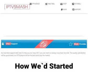 Iptvsmash.com(The Best IPTV Provider) Screenshot