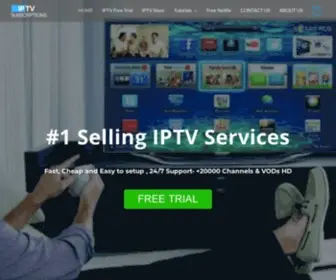 Iptvsubscriptions.com(IPTV SUBSCRIPTIONS) Screenshot