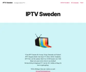 Iptvsweden.tv(IPTV Sweden) Screenshot