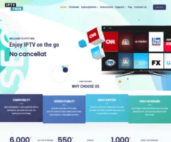 Iptvtwin.com(IPTV Twin) Screenshot