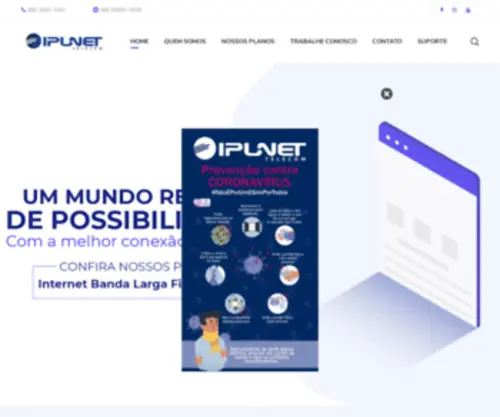 Ipunet.com.br(Provedor de Internet) Screenshot