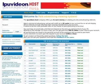 Ipuvideon.host(Viewing payed advertising sites) Screenshot