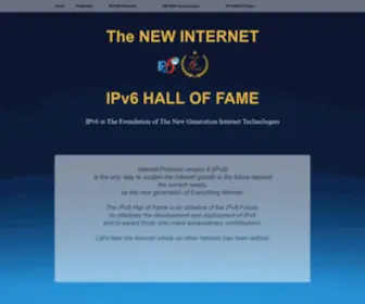 IPV6Halloffame.org(Halloffame) Screenshot