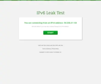 IPV6Leak.com(IPv6 Leak Test) Screenshot