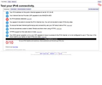 IPV6Ready.me(I'm IPv6 Ready Now) Screenshot