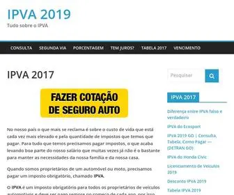 Ipva-GOV.org(IPVA 2019) Screenshot