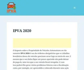 Ipva2020.me(IPVA 2020 → Consulta) Screenshot