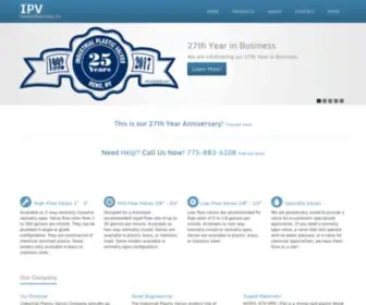 Ipvalves.com(Industrial Plastic Valves) Screenshot