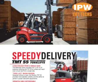 Ipwlifttechs.com(Forklift Sales) Screenshot