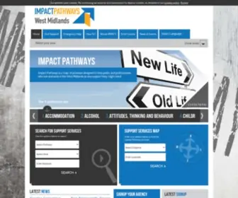 IPWM.org.uk(Impact Pathways West Midlands) Screenshot