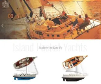 Ipy.com(Island Packet Yachts) Screenshot