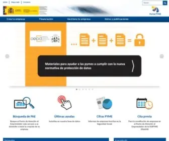 Ipyme.org(Portal IPYME Inicio Portal IPYME) Screenshot