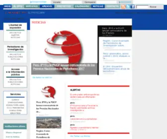 Ipys.org(Instituto Prensa y Sociedad) Screenshot