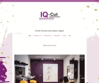 IQ-Cut.com(Dein Friseur in Hamburg und Umgebung) Screenshot