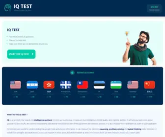 IQ-Online-Test.com(IQ Test) Screenshot