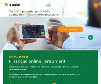 IQ-Option.co.za(IQ Option) Screenshot