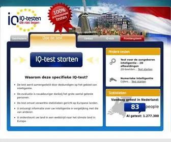 IQ-Test.co.uk(We testen het IQ van de EU) Screenshot